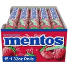 Chewy Mint Candy Roll  Strawberry Mint Candies  14 Pieces Per Roll  15 Count    