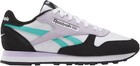 Reebok Classic Leather Women s Shoes White aqua black -  White aqua black