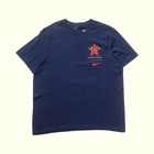 Nike Mlb Houston Astros World Series Champions Baseball Blue T Shirt Mens Sz Xl