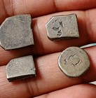 ab18 -ancient India Magadh Janapada Ashoka Punch Mark 300bc Total 4 Silver Coin