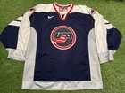 Authentic Nike Team Usa Iihf Hockey Jersey Sz 52