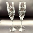 Set Of 2 Perrier Jouet Champagne Flutes  - Glasses 8 1 2  - New
