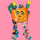 Vintage 1970s Beistle Co Jointed Jack-o-lantern Groovy Guy Large 31  X 15 