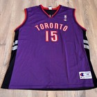 Champion Vtg Men   s Y2k Toronto Raptors Nba Vince Carter  15 Jersey Size 48 Xl
