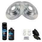 Trq Rear Posi Ceramic Disc Brake Pad   Rotor Kit W chemicals For Mazda Cx-9