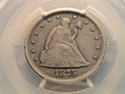 1875 S Twenty Cent Piece  error On Holder  Not 25 Cents Pcgs Vf-details