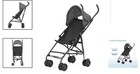 Compact Aero Travel Umbrella Stroller - Black  Perfect For On-the-go Families