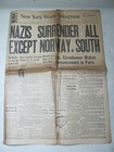 Lot Of New York Newspaper Wwii May 1945 Ny World Telegram Daily News Sunday Plus