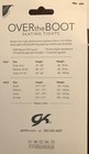 Gk Elite Over The Boot Child Small Suntan Microfiber Skating Tights Sz Cs Nwt 