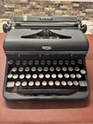 Vintage 1947 Royal Quiet De Luxe Portable Typewriter Cleaned And Oiled - Works 