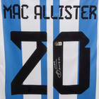 Alexis Mac Allister Signed Argentina Fc Home Soccer Jersey  20 With Beckett Coa