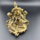 Green Tara Tibetan Buddhist Deity Brass Statue Sculpture Temple Puja 4   