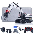 Huina 1594 1 14 Metal Rc Excavator Digger 2 4g Radio Light 28ch Sound W battery