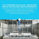 Kastlite Clear Polycarbonate-1 4 thick Cut To Size Hard Plastic Sheets - 5  X 7 