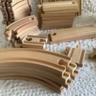 66 Pieces Wood Wooden Train Track Thomas The Train Various Track