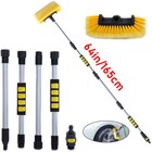 Car Dip Washing Brush With 64  Pole Long Handle Soft Wash For Boat Truck Suv Rvs