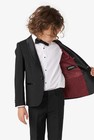 Opposuits Big Boys 3-piece Jet Set Solid Tuxedo Set - Black Size 8