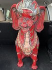 Large Balinese Kirin   Qilin   Gilen Figure  Bali  Indonesia  Wooden Foo Dog