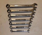 Vintage Craftsman Tools Combination Wrench Set 12pt Va V Sae 5 16  - 3 4  Usa
