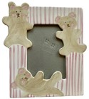 Vintage Picture Frame Baby Girl Nursery New Ceramic Photo Holder Shabby Chic