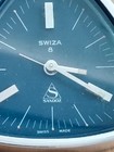 Vintage Sandoz Table Manual Wind-up Alarm Clock Lsd Pharmacy Made In Swiss New  