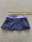 Lululemon Ivivva Skirt Pleats Tennis Skort Girls 6 Purple
