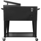 Nattork Portable Rolling Cooler Cart 80 Quart Ice Chest Trolley Outdoor Beverage