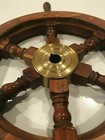 18  Collectible Marine Nautical Wall Boat Wooden Ship Wheel Steering Decorative