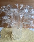 Vintage Lucite Acrylic Calla Lilly Floral Sculpture Mcm Hollywood Regency Vase