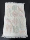 Vintage Kitchen Dish Hand Towel Colorful Garden Vegetables Fringed Cottagecore