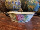 Antique Chinese Famille Rose Bat Shaped Bowl China Qing