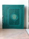 Antique Or Vintage Emerald Green   Gold Memory Scrapbook Scrap Book
