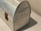 Vintage American Thermos Co Silver Aluminum Dome Lunch Box