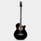 Gmb101 4 String Electric Acoustic Bass Guitar W  4-band Equalizer Eq-7545r Black