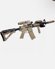 New Tan M4a1 Tactical Fully Loaded Out Electric Blowback 7mm-8mm Gel Blaster