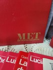 Vintage Metropolitan Opera Libretto Collection Lot Red Binder Programs Mcm   