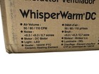 Panasonic Whisperwarmdc 50 80 110cfm Exhaust Fan W heater   Led Fv-0511vhl1  ob 