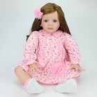 Lifelike Toddler Girl Reborn Baby Dolls Vinyl Silicone 24  Big Newborn Doll Gift
