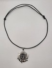 Green Day American Idiot Pendant Necklace Black Adjustable Cord Around 14 to 28 