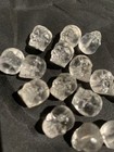 30pcs Excellent Chinese Natural Quartz Crystal Hand Made  skull  Amulet Beads