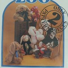 1990 Carol s Zoo Carol s Rabbit Stuffed Bunny Pattern Only 2 Pieces   Eye nose K