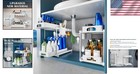 Kitchen Sink Organizer Storage Shelf Under Cabinet Dual Sliding Adjustable White