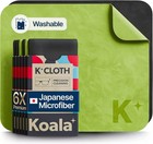 Koala Lens Cleaning Cloth   Japanese Microfiber   Glasses Cleaning Cloths Pack 6