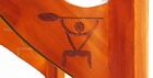 New Set Carved Ancient Hawaiian Paddler Motif Stand Up Surfboard Sup Wall Racks