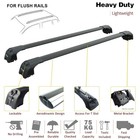 For Lexus Tx 2023-2025 Roof Rack Cross Bars Flush Rail Pro 2 Alu Silver