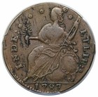 1787 Connecticut Copper  Draped Bust Left  Scarce Miller 33 4-q  R5  Pcgs Xf45