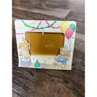 Vintage Nursery Teddy Bear Bunny Picture Frames Set Of 2 Pastel Baby Decor 3d
