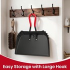 2pcs 17 Inch Heavy Duty Metal Dustpan