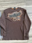 Lot Of 2 Vintage Y2k Southpole Waffle-knit Thermal Long-sleeve Shirt Size Xl