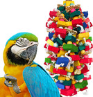 Extra Large Bird Toys Macaws Cockatoos Amazons Chew Natural Wood Parrot Chewing